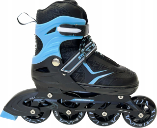 SPEEDY Tyrkysové nastaviteľné inline korčule 39-42